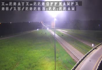 Traffic closest to this camera is traveling eastbound on I-20.