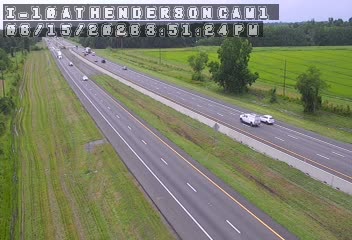 Traffic closest to this camera is traveling eastbound on I-10.