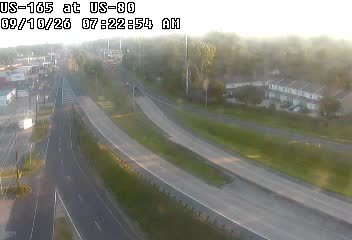 US 165, US-165 at US 80