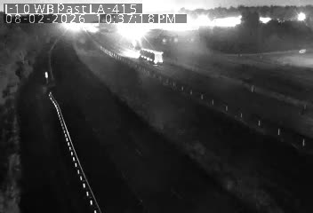 Traffic closest to this camera is traveling westbound on I-10.