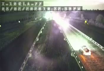 Traffic closest to this camera is traveling eastbound on I-10.