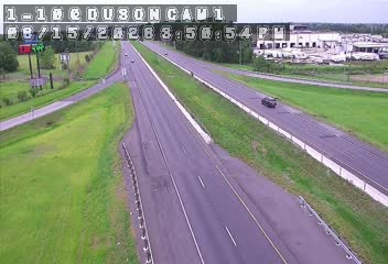 Traffic closest to this camera is traveling eastbound on I-10.