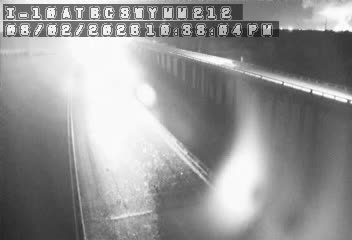 Traffic closest to this camera is traveling westbound on I-10.
