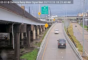US 90 at Claiborne Ramp