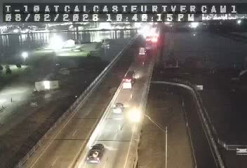 Traffic closest to this camera is traveling westbound on I-10.