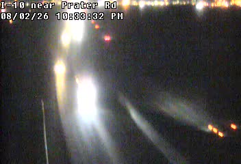 Traffic closest to this camera is traveling westbound on I-10.