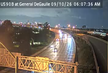 US 90B in New Orleans, HOV Ramp at General Degualle Exit