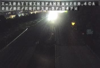 This Camera is located in the median of I-10