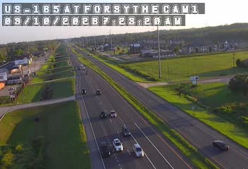 US 165 before Forsythe Bypass