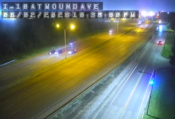 Traffic closest to this camera is traveling eastbound on I-10.
