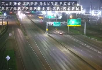 Traffic closest to this camera is traveling eastbound on I-10.