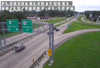 Traffic closest to this camera is traveling southbound on US 61.