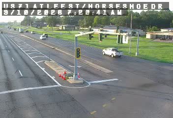 US 71 at LEE St./Horseshoe Dr.