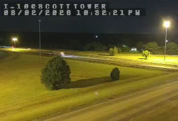 Traffic closest to this camera is traveling eastbound on I-10.