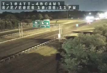 Traffic closest to this camera is traveling westbound on I-10.