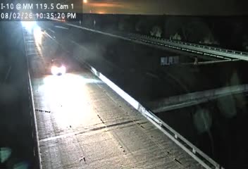 Traffic closest to this camera is traveling westbound on I-10.