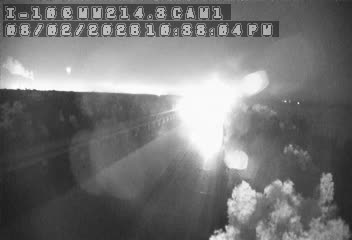 Traffic closest to this camera is traveling westbound on I-10.