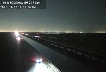 Traffic closest to this camera is traveling westbound on I-10.