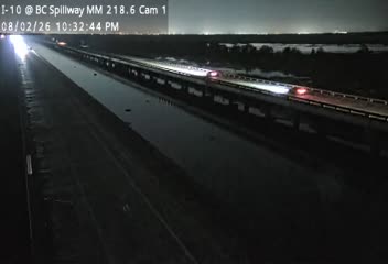 Traffic closest to this camera is traveling westbound on I-10.