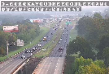 I-210 at Kayouche Coulee Bridge
