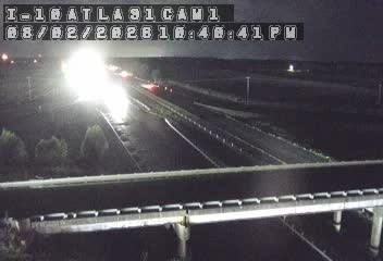Traffic closest to this camera is traveling eastbound on I-10.