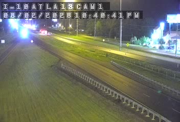 Traffic closest to this camera is traveling eastbound on I-10.