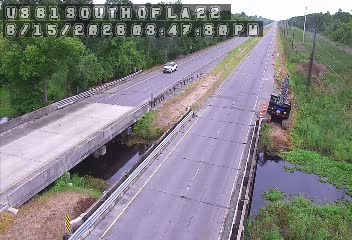 Traffic closest to this camera is traveling southbound on US 61.