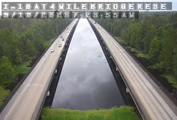 I-10 at 4 Mile Bridge (Reserve Canal) West