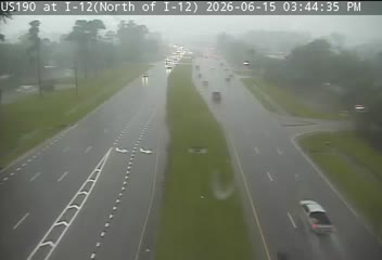This camera is located in the median of US 190.