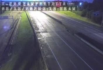 Traffic closest to this camera is traveling eastbound on I-20.
