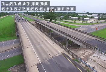 Traffic closest to this camera is traveling westbound on I-210.