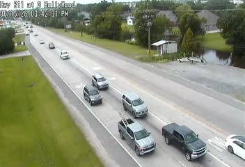 Traffic closest to this camera is traveling southbound on LA 311.